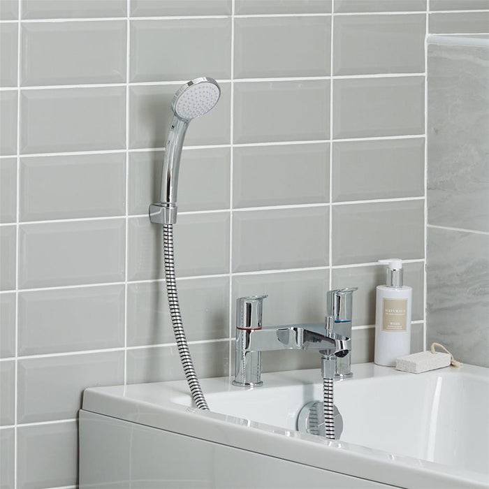 Ideal Standard Ceraflex two taphole deck mounted dual control bath shower mixer - Unbeatable Bathrooms