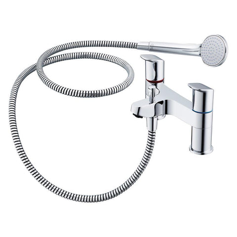 Ideal Standard Ceraflex two taphole deck mounted dual control bath shower mixer - Unbeatable Bathrooms