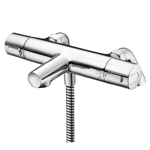 Ideal Standard Ceratherm 100 Exposed thermostatic bath shower mixer with rim mounting legs - Unbeatable Bathrooms
