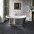 Clearwater Balthazar 1675 x 761mm Clear Stone White Bath - Unbeatable Bathrooms