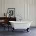 Clearwater Batello Grande 1690 x 800mm Clear Stone White Bath - Unbeatable Bathrooms