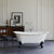 Clearwater Batello Grande 1690 x 800mm Clear Stone White Bath - Unbeatable Bathrooms