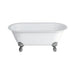 Clearwater Classico Grande 1690 x 800mm Clear Stone White Bath - Unbeatable Bathrooms