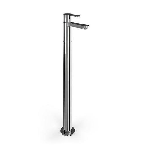Clearwater Crystal Single-Lever Bath Filler on Stand Pipe Floor Standing - Unbeatable Bathrooms