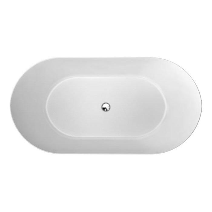 Clearwater Formoso Petite 1500 x 800mm Clear Stone Freestanding Bath - Unbeatable Bathrooms