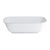 Clearwater Nuvola 1700 x 750mm Freestanding Clear Stone White Bath - Unbeatable Bathrooms