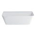 Clearwater Patinato Grande 1690 x 800mm Freestanding Clear Stone White Bath - Unbeatable Bathrooms