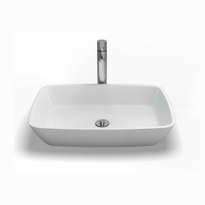 Clearwater Vicenza 590mm 0TH Natural Stone Countertop Basin - Unbeatable Bathrooms