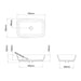 Clearwater Vicenza 590mm 0TH Natural Stone Countertop Basin - Unbeatable Bathrooms