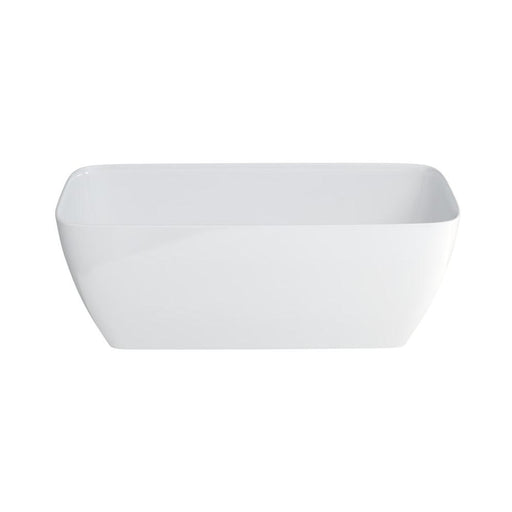 Clearwater Vicenza Petite Clear Stone White Bath - 1524 x 800mm - Unbeatable Bathrooms