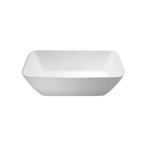 Clearwater Vicenza Piccolo 1600 x 750mm Natural Stone White Freestanding Bath - Unbeatable Bathrooms