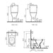Vitra S50 Comfort Height Close Coupled Toilet (Closed Back) - Unbeatable Bathrooms