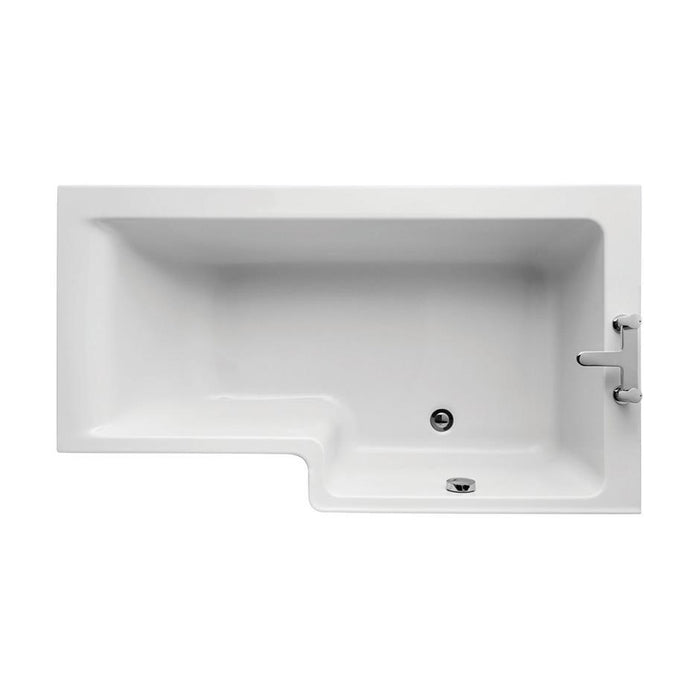 Ideal Standard Concept 150cm x 85cm Idealform Plus+ Square shower bath - Unbeatable Bathrooms