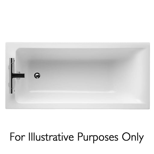 Ideal Standard Concept 150x70cm Idealform Plus+ rectangular bath - no tapholes - Unbeatable Bathrooms