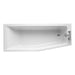 Ideal Standard Concept 170cm x 70cm Idealform Spacemaker shower bath - Unbeatable Bathrooms