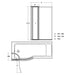 Ideal Standard Concept Air 150 x 80cm Idealform plus+ shower bath right hand with no taphole - Unbeatable Bathrooms