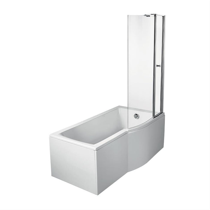 Ideal Standard Concept Air 150 x 80cm Idealform shower bath right hand with no taphole - Unbeatable Bathrooms