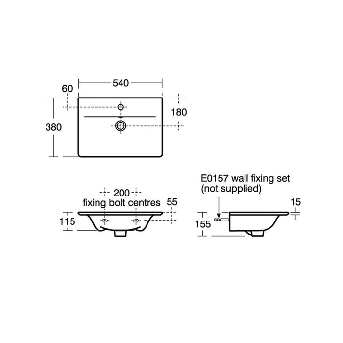 Ideal Standard Concept Air 50cm Wall Hung Vanity Unit - Unbeatable Bathrooms