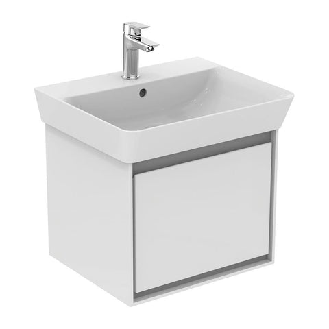 Ideal Standard Concept Air 550mm Cube Vanity Unit - Wall Hung 1 Drawer Unit - Unbeatable Bathrooms