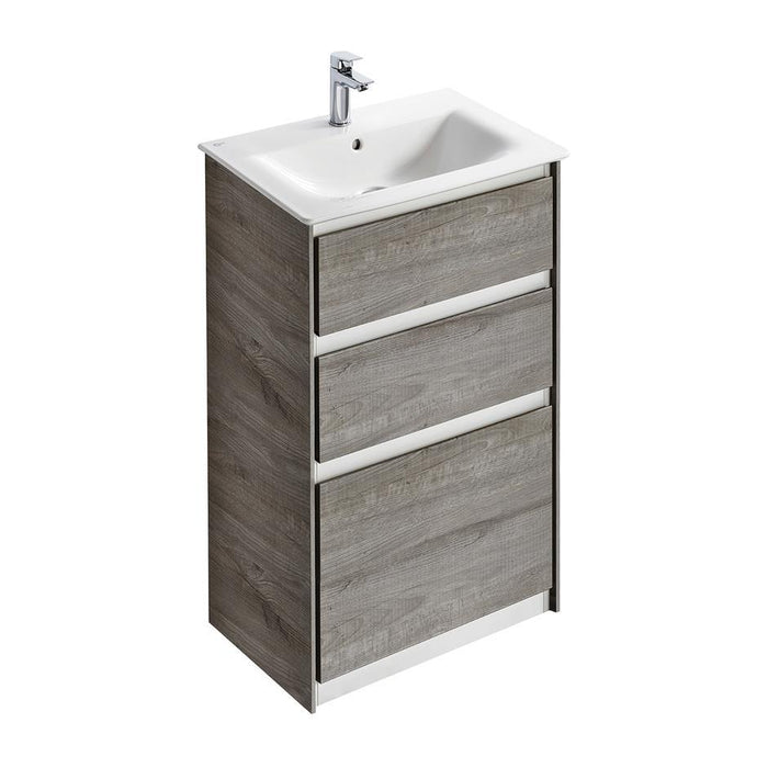 Ideal Standard Concept Air 60cm floor standing vanity unit with 2 drawers - Unbeatable Bathrooms