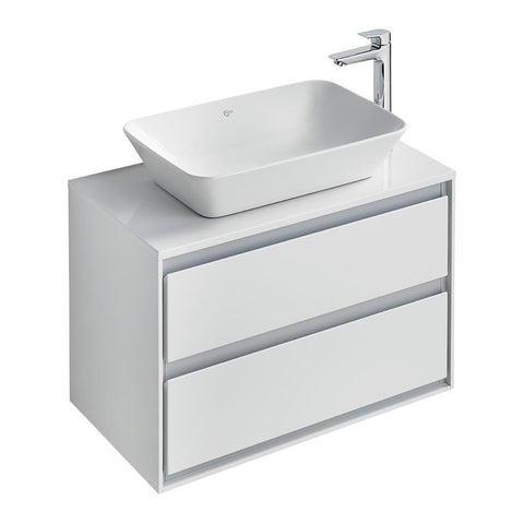 Ideal Standard Concept Air 800mm Vanity Unit - Wall Hung 2 Drawer Unit - Unbeatable Bathrooms
