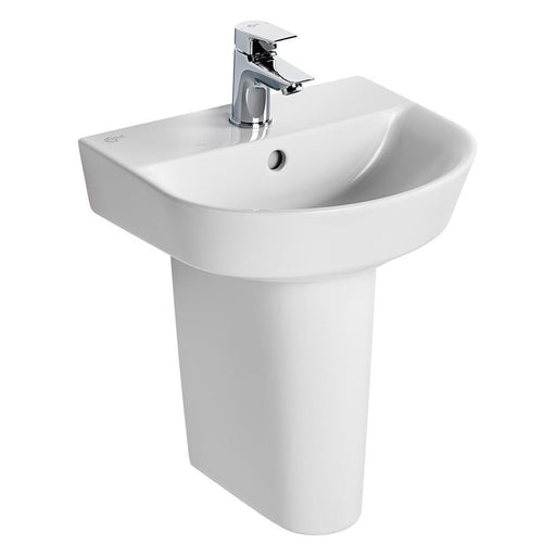 Ideal Standard Concept / Connect Air Arc 400mm 1TH Pedestal Basin - Unbeatable Bathrooms