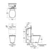 Ideal Standard Concept Air BTW Toilet with Aquablade Technology & Horizontal Outlet - Unbeatable Bathrooms