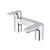 Ideal Standard Concept Air two hole dual control bath filler - Unbeatable Bathrooms