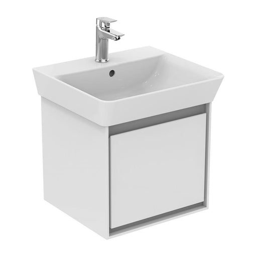 Ideal Standard Concept Air 500mm Cube Vanity Unit - Wall Hung 1 Drawer Unit - Unbeatable Bathrooms