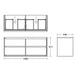 Ideal Standard Concept Air Wall Hung Units For Vessel - with Drawers - Unbeatable Bathrooms