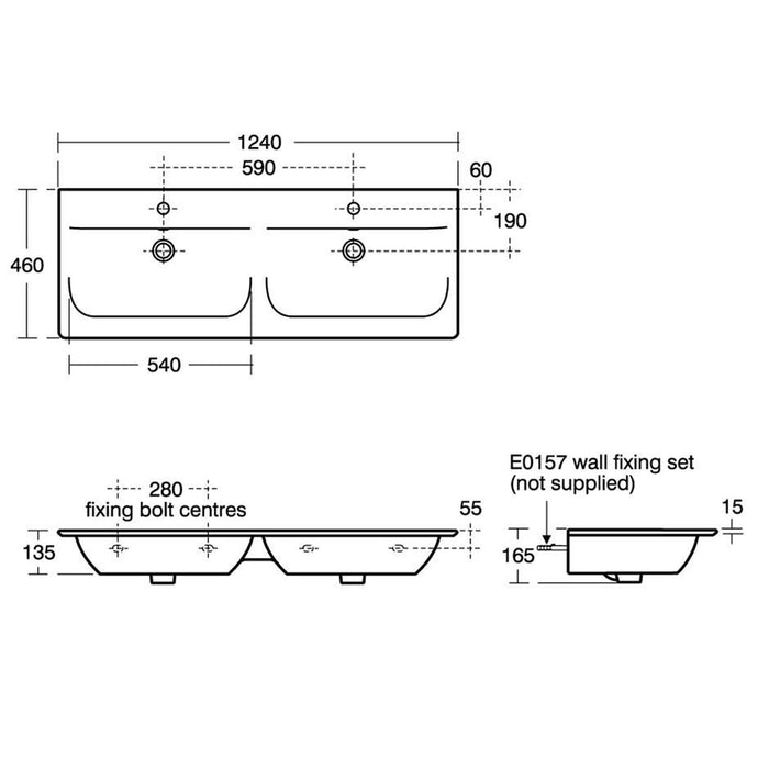 Ideal Standard Concept Air Wall Hung Units For Vessel - with Drawers - Unbeatable Bathrooms