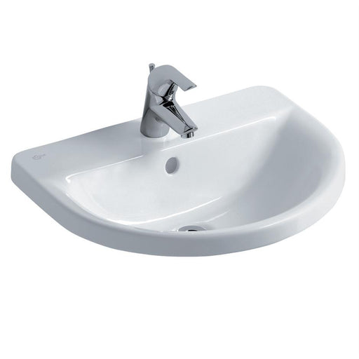 Ideal Standard Concept Arc 55cm countertop basin - one taphole - Unbeatable Bathrooms