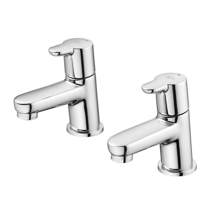 Ideal Standard Concept Basin Pillar Taps - Unbeatable Bathrooms