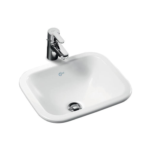 Ideal Standard Concept Cube 42cm countertop basin, no tap deck - Unbeatable Bathrooms