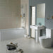 Ideal Standard Concept Cube 50/55/60cm Semi Pedestal Basin with Overflow - 1TH - Unbeatable Bathrooms
