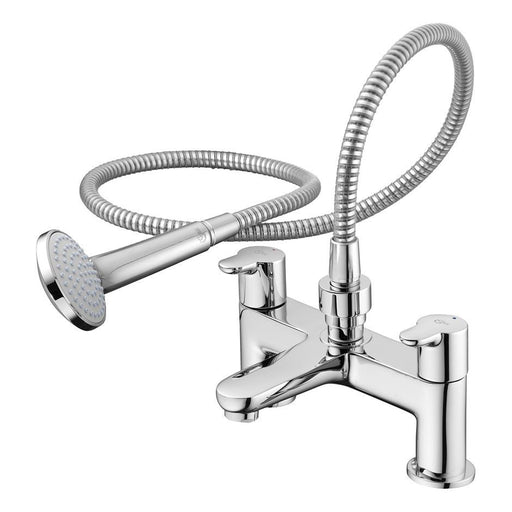 Ideal Standard Concept dual control two hole bath shower mixer with shower set - Unbeatable Bathrooms