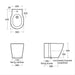 Ideal Standard Concept free standing bidet - one taphole - NO OVERFLOW - Unbeatable Bathrooms
