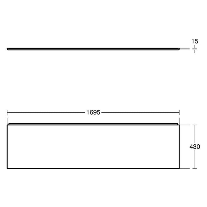 Ideal Standard Concept Freedom 170x80cm Idealform Plus+ Baths - Unbeatable Bathrooms