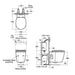 Ideal Standard Concept Freedom Wall Hung Raised Height WC Suite - Unbeatable Bathrooms
