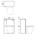 Ideal Standard Concept Space 600mm WC Toilet Unit with Adjustable Cistern for 6/4 or 4/2.6 Litre Flush - Unbeatable Bathrooms