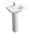 Ideal Standard Concept Space 60cm 1TH Pedestal Basin (LH & RH Platform) - Unbeatable Bathrooms
