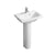 Ideal Standard Concept Space 50/55cm 1TH Short Projection Pedestal Basin - Unbeatable Bathrooms