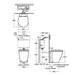 Ideal Standard Concept Space Compact Back-To-Wall WC Toilet Suite with Cistern - Unbeatable Bathrooms