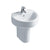 Ideal Standard Concept Sphere 50/55cm 1TH Pedestal Basin - Unbeatable Bathrooms
