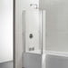 Ideal Standard Concept Square Shower Bath Screen, Clear Glass, Bright Silver - Unbeatable Bathrooms