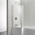 Ideal Standard Concept Square Shower Bath Screen, Clear Glass, Bright Silver - Unbeatable Bathrooms