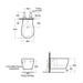Ideal Standard Concept wall hung bidet - one taphole - Unbeatable Bathrooms