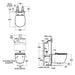 Ideal Standard Concept Wall Mounted WC Suite With Aquablade Technology - Unbeatable Bathrooms