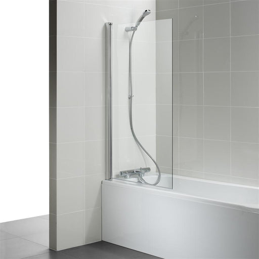 Ideal Standard Connect Angle Bath Screen - Clear Glass - Unbeatable Bathrooms