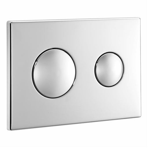 Ideal Standard Contemporary flushplate with Ideal Standard logo - chrome plated - Unbeatable Bathrooms